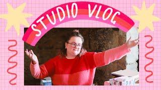 Studio Vlog 20 ⭐️ How I Pack Etsy Orders + Draw With Me 