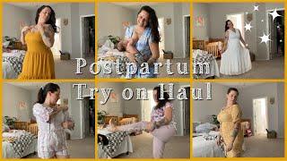 HEYLETS TRY ON THINGS FOR MY POSTPARTUM BODY/SINGLE MOM OF 4/CLOTHING TRY ON