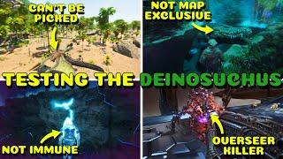 Testing the Deinosuchus | Ark Survival Ascended