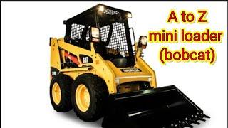 Mini Loader (bobcat) operating