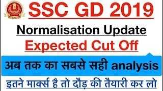 SSC GD EXPECTED CUT OFF 2019 || सबसे सही || 100% Physical के लिए पास || Normalisation || #ssc_gd