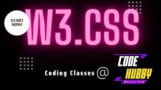 How To Style HTML With W3 CSS Framework (W3.CSS Container - Day 5)