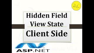 10.1 HiddenField and ViewState with example in ASP.NET | Client Side | State Management