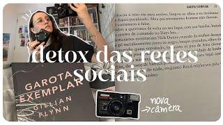 uma semana longe das redes sociais  cozy vlog