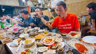 Korean Street Food - EXTREME SEAFOOD + Must Eat Food in Busan, South Korea!! 