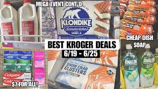 BEST KROGER DEALS | KROGER MEGA EVENT CONT’D | EASY GROCERY & HOUSEHOLD DEALS | 6/19 - 6/25