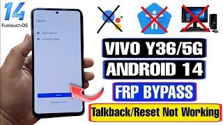 VIVO Y36 FRP Bypass Android 14 | VIVO Y36 Google Account Remove | FRP VIVO Y36 5G | V2247/V2248 FRP