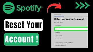 How To Reset Your Spotify Account !