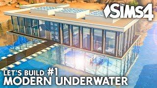 Die Sims 4 Unterwasser Haus bauen | Modern Underwater #1 - Let's Build (deutsch)