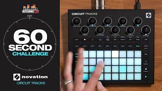 60 Sec Challenge! Novation Circuit Tracks - DnB Style Beat