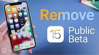 How to Remove/Uninstall iOS 15 Public Beta from iPhone 2021