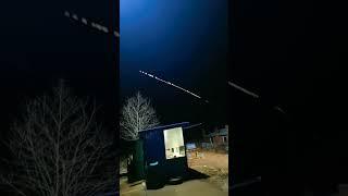 Elon Musk's Starlink satellite stunning view from India and China Border ️