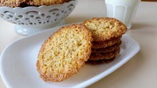 Шведское овсяное печенье как в IKEA||Тонкое и хрустящее||Oatmeal cookies