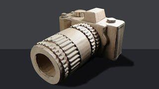 Cardboard Craft Ideas | Cardboard Camera Diy | How to make Dslr Camera with Cardboard