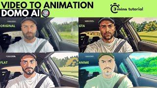 Turn Your Videos into Animations with AI - Domo AI Tutorial in 3 Minutes