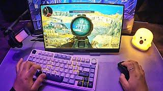 AULA F75 Keyboard Sound ASMR Relaxing & Satisfying | Delta Force Demo 144 FPS (POV)