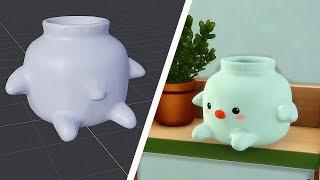 Let's Create CC! - Cute Jar/Pot | Sims 4