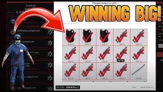 Rust Skin Gambling from $70 to $2500 in 1 HOUR!