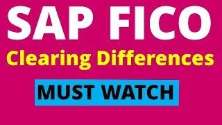 SAP FICO -Clearing Difference Manual F-03