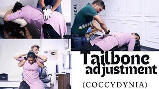 Tailbone adjustment by Chiropractor Pankaj Choudhary| #chiropractor in pune | hyderabad |bangalore