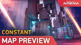 Map Preview: Constant | New Deathmatch 5v5 Map Trailer | Mech Arena