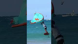 Flying Around in Paradise - Liquid Blue Cabarete - Dominican Republic #wingfoiling #kite #surf