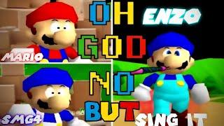 SAY HAPPY BIRTHDAY! (OH GOD NO! But Mario, SMG4 and Enzo Sing It) FNF Mario’s Madness Mod