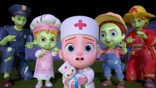 Zombie Is Coming Song | Zombie Finger Family | Boo Kids Song & Nursery Rhymes