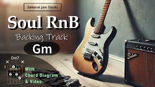 Smooth Soul RnB Guitar Backing Track in G minor