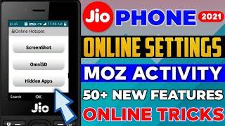 JioPhone Online  Settings | Online OmniSD | Take Screenshot Open Hidden Apps Online | MOZ Activity