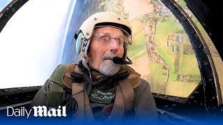 102-year-old former RAF Pilot takes to the skies in iconic Spitfire