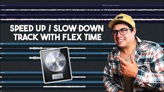 Speed Up / Slow Down Track With Flex Time (Logic Pro)