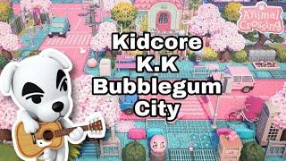 THE CUTEST KAWAII+KIDCORE CITY//K.K. BUBBLEGUM CITY ISLAND TOUR//ANIMAL CROSSING:NEW HORIZONS