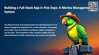 Building a Full-Stack App in Five Days: A Marina Management System