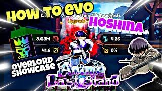 Anime Last Stand - Cách Evo Hoshina & Overlord Hoshina showcase | Roblox