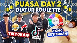 WASEDABOYS SEHARIAN PUASA DIATUR ROULETTE DAY 2!! NYANYI LAGU INDONESIA, BIKIN ES BUAH, DLL!