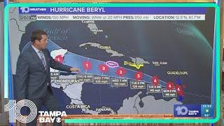 Tracking the Tropics: Hurricane Beryl makes landfall in the Caribbean