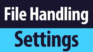 File Handling Preferences in Photoshop - Naveen kushen