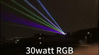 30watt RGB laser projectors