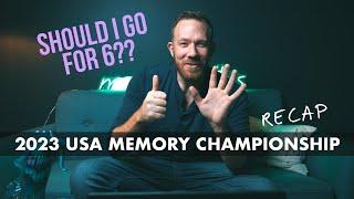 should I compete next year??  (2023 USA MEMORY CHAMPIONSHIP RECAP)