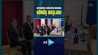 SON DƏQİQƏ! CEYHUN BAYRAMOVLA MİRZOYAN ARASINDA GÖRÜŞ BAŞLADI