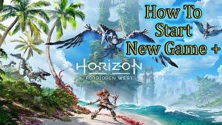 Horizon Forbidden WestHow To Start New Game Plus