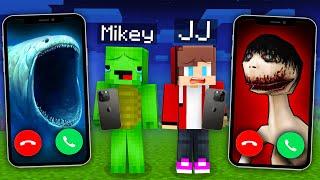 Why JJ and Mikey Family Call BLOOP And UMA At Night in Minecraft ? (Maizen)