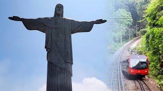 Visiting "Christ The Redeemer" by Tram, Rio de Janeiro, Brazil