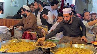 Most Popular Rahman Gul Chawal House Shoba Bazar, Peshawar Street Food | The Best Peshawari Chawal