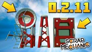 ОБЗОР ОБНОВЛЕНИЯ 0.2.11 В Scrap Mechanic \ GAME FREE DOWNLOAD \ СКАЧАТЬ СКРАП МЕХАНИК !!!