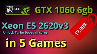 Socket 2011-3/ E5 2620 v3/ GTX 1060 in 5 Games