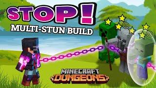 Minecraft Dungeons Multi-Stun Fighter's Bindings 'Chains' Build by SpookyFairy