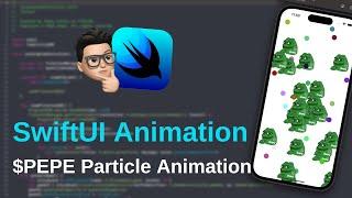 Magical Pepe the Frog: Particle Animation | Lofi Beats | SwiftUI Effects