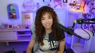 pokimane is back to curly hair